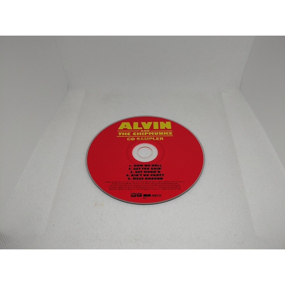 Alvin And The Chipmunks Songs From The Movie Soundtrack Sampler CD 2007 Used